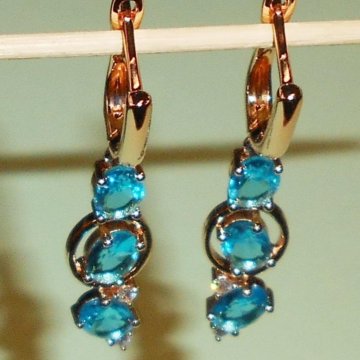 Серьги золото 585RG