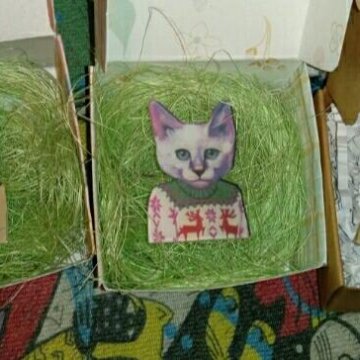 Брошь Кот и Кошечки, новые