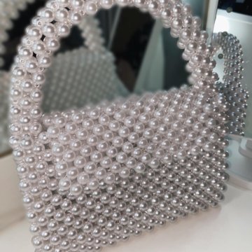 Сумка из бусин ручной работы