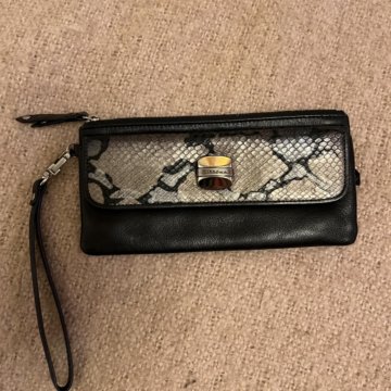 Портмоне кошелек клатч Dissona Италия кожа натур