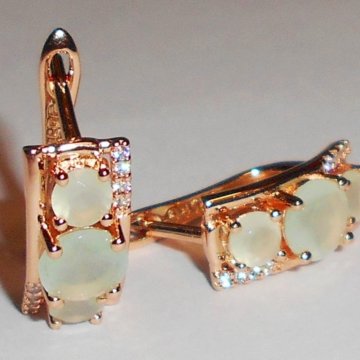 Серьги золото 585RG