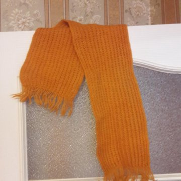 Шарф шерстяной примерно 100х20см