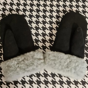 Варежки из натуральной овчины