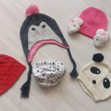 Шапки варежки пакетом 2-4г