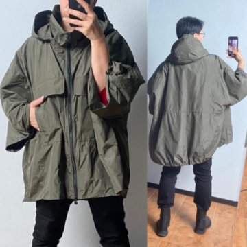 Стильный креативный плащ/парка весна 54/64