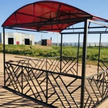 Беседка каркасная цельносварная