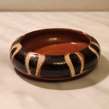 Пепельница из глины