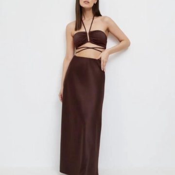 юбка атласная