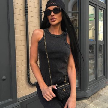 Платье трикотажное