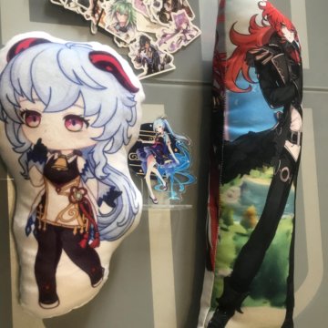 Genshin impact, карточки, фигурки