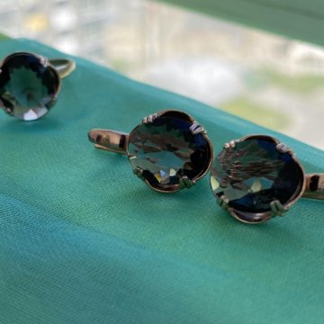 Черный горный хрусталь