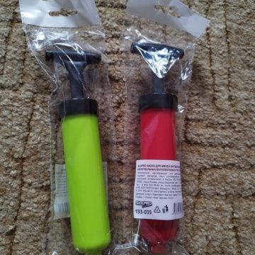 Новый насос для мячей