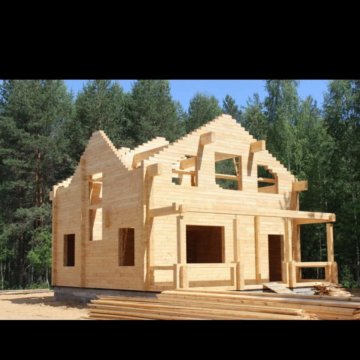 Сборка дома без стропил