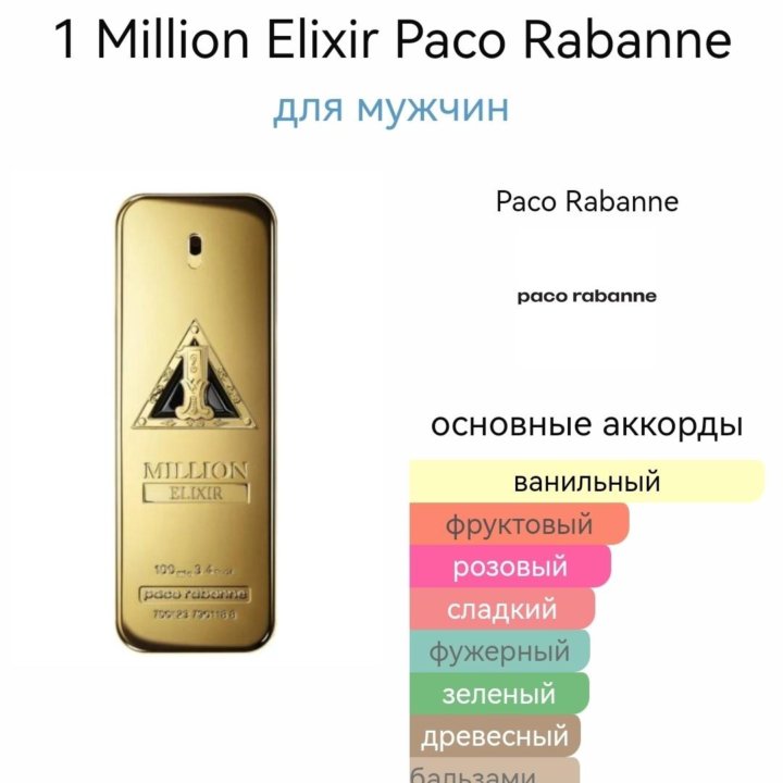 1 Million Elixir Paco Rabanne