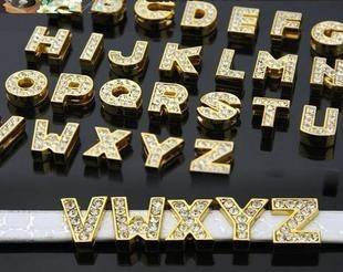 Буквы со старзами для наборных браслетов