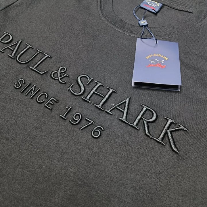 Футболка Paul shark вышитый логотип