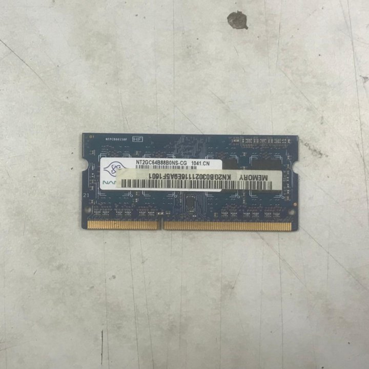 Оперативная память SO-dimm nanya DDR3 2Gb 1333MHz