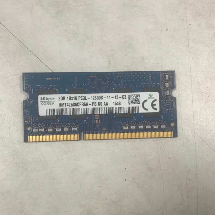 Оперативная память SO-dimm Hynix DDR3L 2GB 1333MHz