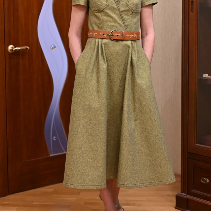 Платье джинсовое