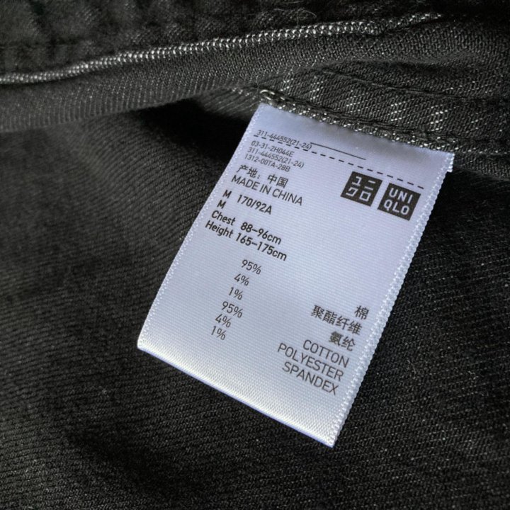 Новая куртка Uniqlo Denim Trucker Jacket Dark Gray