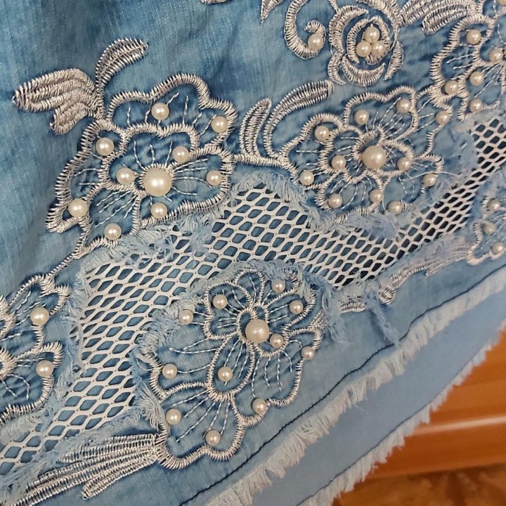 Джинсовое платье 54 56