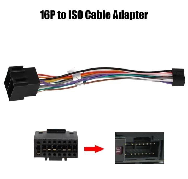 ISO Переходник для Андроид Магнитол. 16 Pin.