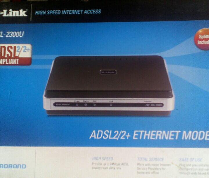 Модем внешний  D-link DSL-2300U