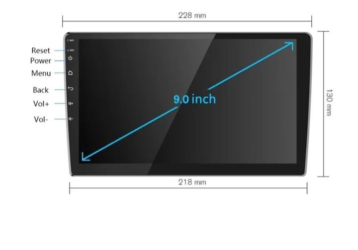 Тачскрин для Андроид Магнитол. 9 и 10 Дюймов.