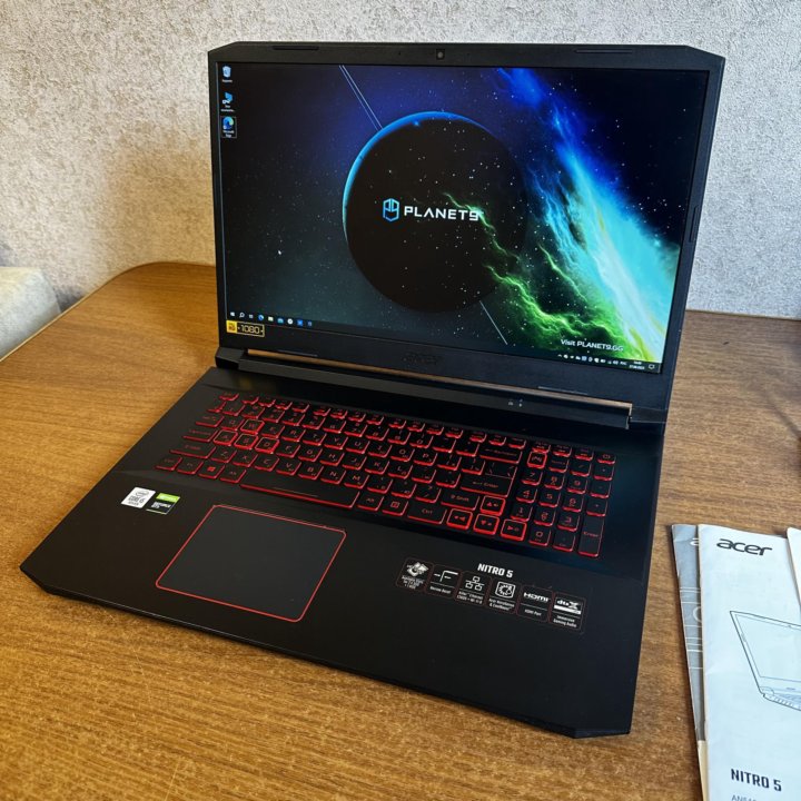 Игровой ноутбук Acer Nitro 5 17.3 дюйма GTX 1650ti