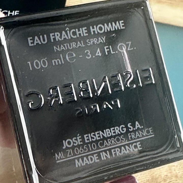 Мужские духи Eau Fraiche Homme Eisenberg 100 мл.