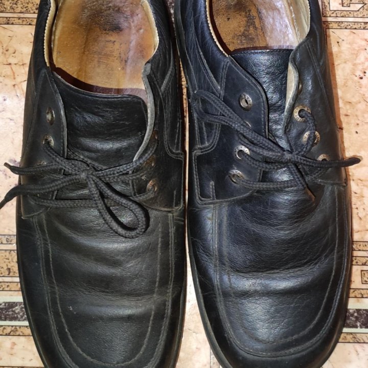 Летняя мужская кожаная обувь б/у размер 45