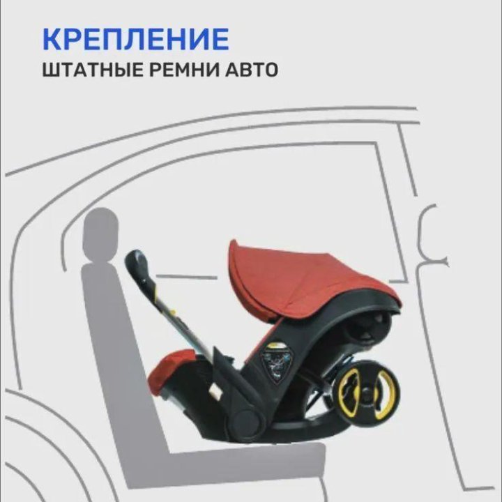 Коляска автокресло 4в1