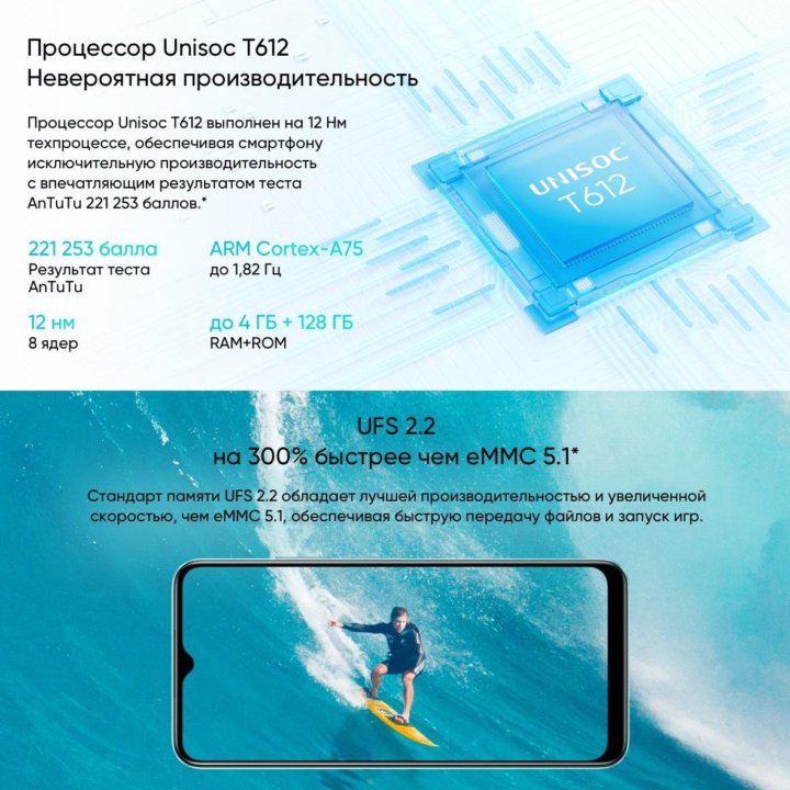 Realme C33 (6 4/128GB, 5000mAh) (Новый.Гарантия)