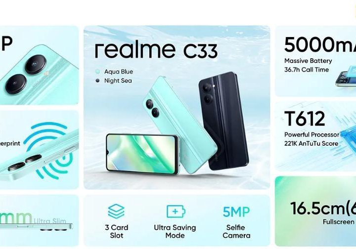 Realme C33 2023 8/128GB (Новый.Гарантия)