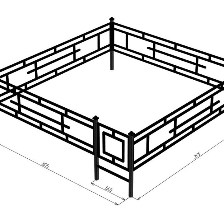 Оградка на кладбище