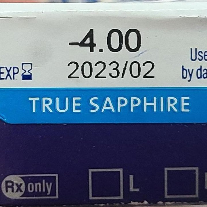 Цветные конт. линзы FreshLook true sapphire -4