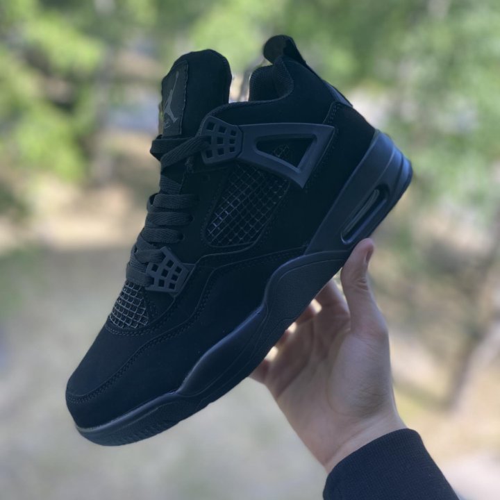 Кроссовки Nike air Jordan 4 черные