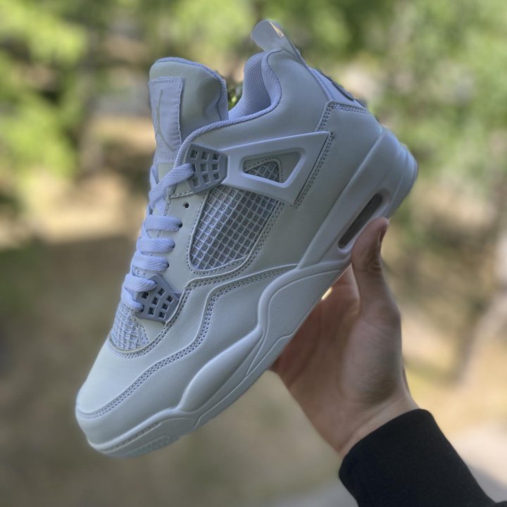 Кроссовки Nike air Jordan 4 белые