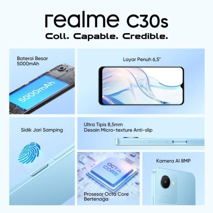 Realme C30s 4/64GB (Новый/Гарантия/Trade-in)