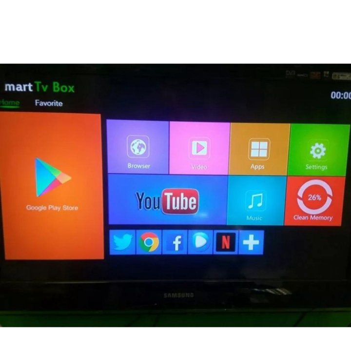 Android TV Smart TV box приставка X96q память 2/16