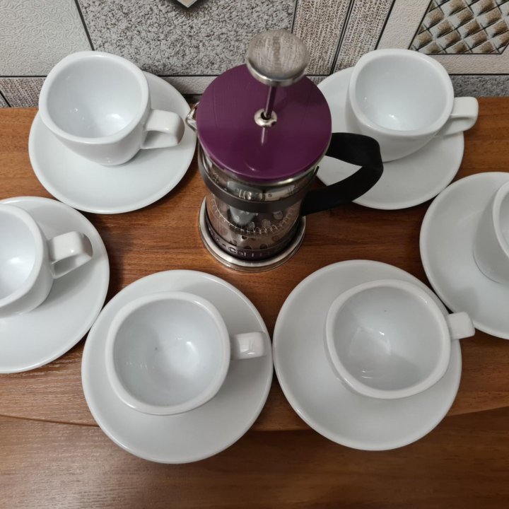 Чайник френч пресс и чайные(кофейные) пары