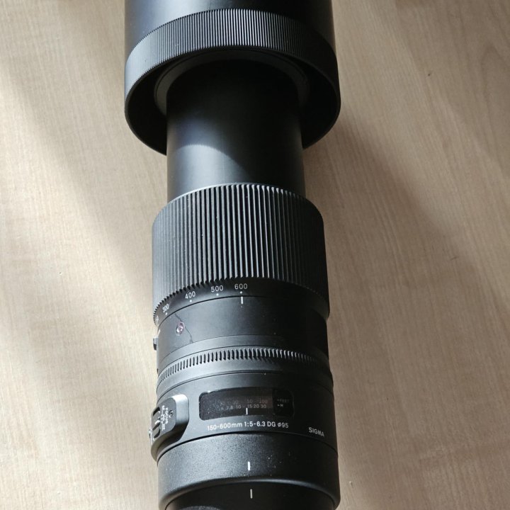 объектив sigma 150-600 1:5-6.3 (Canon)