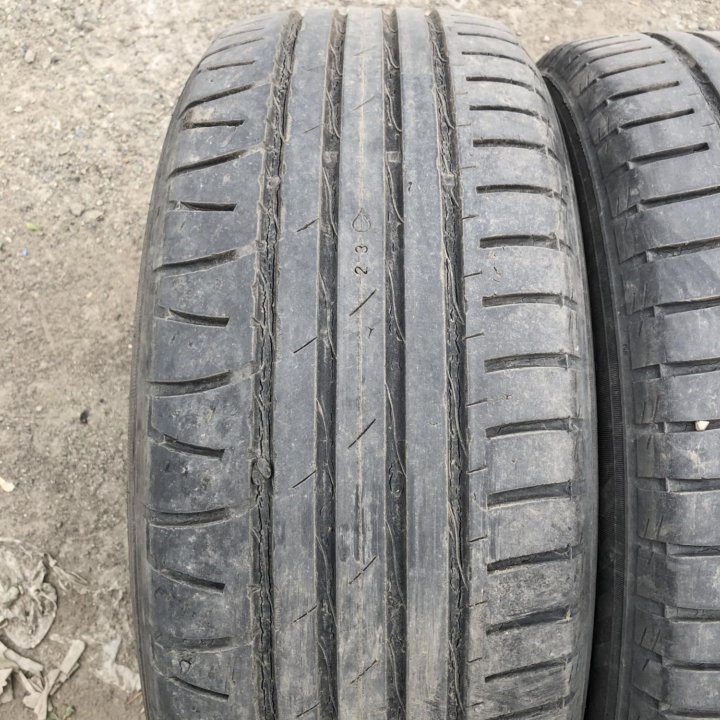 205/55 R16 шины летние Нокиан 2шт