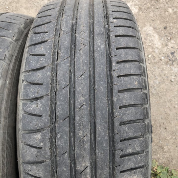 205/55 R16 шины летние Нокиан 2шт