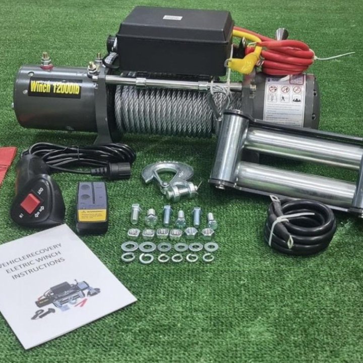 Лебедка 5,4тонн 12000lbs 12v НОВАЯ с доставкой 