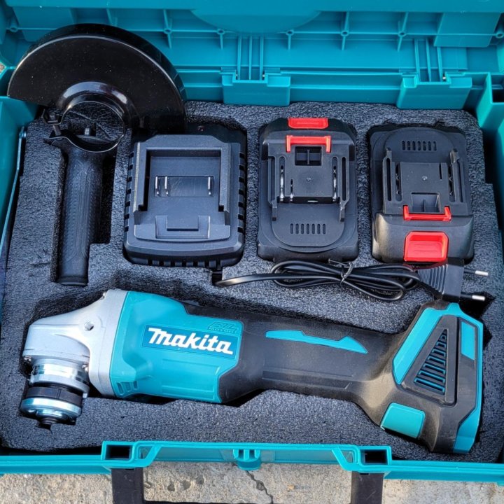 Аккумуляторная болгарка УШМ Makita 128V 125мм