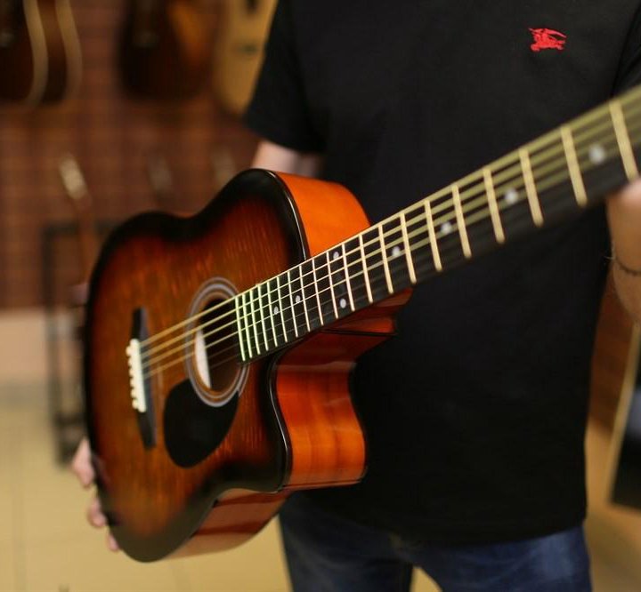 Homage LF-3800CT-SB с вырезом акустическая гитара
