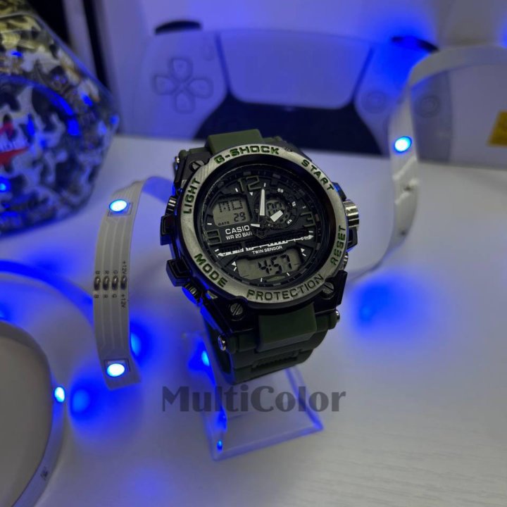 Часы Casio G-Shock (зелёные) Новые