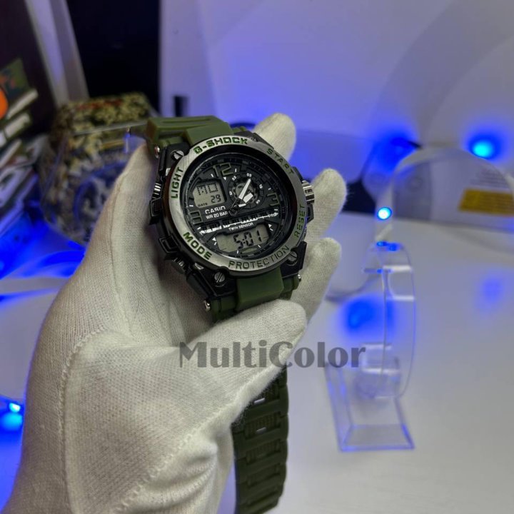 Часы Casio G-Shock (зелёные) Новые