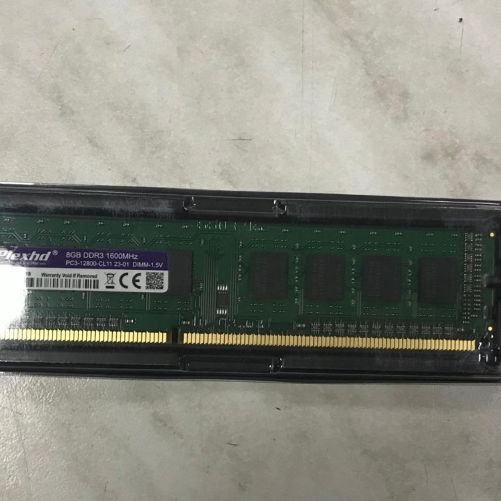 Оперативная память DDR3 1x8Gb 1600MHz